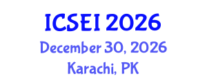 International Conference on Social Entrepreneurship and Innovation (ICSEI) December 30, 2026 - Karachi, Pakistan International Conference on Social Entrepreneurship and Innovation (ICSEI) December 30, 2026 - Karachi, Pakistan
