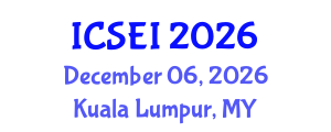 International Conference on Social Entrepreneurship and Innovation (ICSEI) December 06, 2026 - Kuala Lumpur, Malaysia International Conference on Social Entrepreneurship and Innovation (ICSEI) December 06, 2026 - Kuala Lumpur, Malaysia