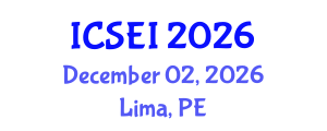 International Conference on Social Entrepreneurship and Innovation (ICSEI) December 02, 2026 - Lima, Peru International Conference on Social Entrepreneurship and Innovation (ICSEI) December 02, 2026 - Lima, Peru