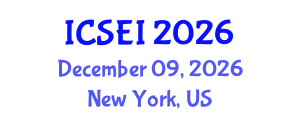 International Conference on Social Entrepreneurship and Innovation (ICSEI) December 09, 2026 - New York, United States International Conference on Social Entrepreneurship and Innovation (ICSEI) December 09, 2026 - New York, United States