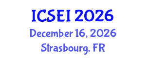 International Conference on Social Entrepreneurship and Innovation (ICSEI) December 16, 2026 - Strasbourg, France International Conference on Social Entrepreneurship and Innovation (ICSEI) December 16, 2026 - Strasbourg, France