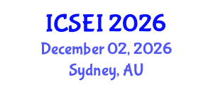 International Conference on Social Entrepreneurship and Innovation (ICSEI) December 02, 2026 - Sydney, Australia International Conference on Social Entrepreneurship and Innovation (ICSEI) December 02, 2026 - Sydney, Australia