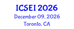 International Conference on Social Entrepreneurship and Innovation (ICSEI) December 09, 2026 - Toronto, Canada International Conference on Social Entrepreneurship and Innovation (ICSEI) December 09, 2026 - Toronto, Canada