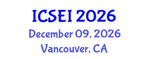 International Conference on Social Entrepreneurship and Innovation (ICSEI) December 09, 2026 - Vancouver, Canada International Conference on Social Entrepreneurship and Innovation (ICSEI) December 09, 2026 - Vancouver, Canada