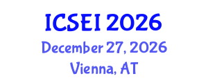 International Conference on Social Entrepreneurship and Innovation (ICSEI) December 27, 2026 - Vienna, Austria International Conference on Social Entrepreneurship and Innovation (ICSEI) December 27, 2026 - Vienna, Austria