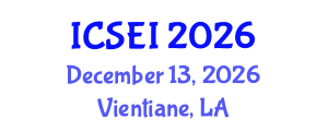 International Conference on Social Entrepreneurship and Innovation (ICSEI) December 13, 2026 - Vientiane, Laos International Conference on Social Entrepreneurship and Innovation (ICSEI) December 13, 2026 - Vientiane, Laos