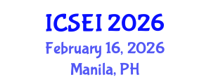 International Conference on Social Entrepreneurship and Innovation (ICSEI) February 16, 2026 - Manila, Philippines International Conference on Social Entrepreneurship and Innovation (ICSEI) February 16, 2026 - Manila, Philippines