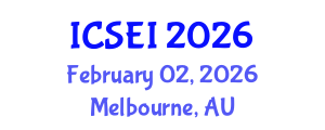 International Conference on Social Entrepreneurship and Innovation (ICSEI) February 02, 2026 - Melbourne, Australia International Conference on Social Entrepreneurship and Innovation (ICSEI) February 02, 2026 - Melbourne, Australia