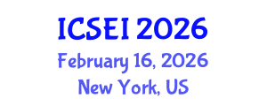 International Conference on Social Entrepreneurship and Innovation (ICSEI) February 16, 2026 - New York, United States International Conference on Social Entrepreneurship and Innovation (ICSEI) February 16, 2026 - New York, United States