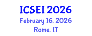 International Conference on Social Entrepreneurship and Innovation (ICSEI) February 16, 2026 - Rome, Italy International Conference on Social Entrepreneurship and Innovation (ICSEI) February 16, 2026 - Rome, Italy