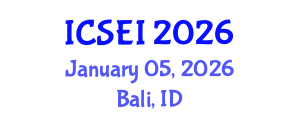 International Conference on Social Entrepreneurship and Innovation (ICSEI) January 05, 2026 - Bali, Indonesia International Conference on Social Entrepreneurship and Innovation (ICSEI) January 05, 2026 - Bali, Indonesia