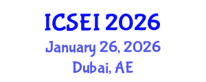 International Conference on Social Entrepreneurship and Innovation (ICSEI) January 26, 2026 - Dubai, United Arab Emirates International Conference on Social Entrepreneurship and Innovation (ICSEI) January 26, 2026 - Dubai, United Arab Emirates