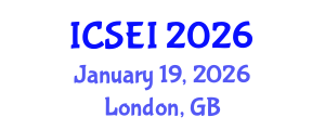 International Conference on Social Entrepreneurship and Innovation (ICSEI) January 19, 2026 - London, United Kingdom International Conference on Social Entrepreneurship and Innovation (ICSEI) January 19, 2026 - London, United Kingdom
