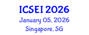 International Conference on Social Entrepreneurship and Innovation (ICSEI) January 05, 2026 - Singapore, Singapore International Conference on Social Entrepreneurship and Innovation (ICSEI) January 05, 2026 - Singapore, Singapore