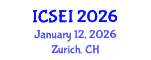 International Conference on Social Entrepreneurship and Innovation (ICSEI) January 12, 2026 - Zurich, Switzerland International Conference on Social Entrepreneurship and Innovation (ICSEI) January 12, 2026 - Zurich, Switzerland