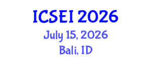 International Conference on Social Entrepreneurship and Innovation (ICSEI) July 15, 2026 - Bali, Indonesia International Conference on Social Entrepreneurship and Innovation (ICSEI) July 15, 2026 - Bali, Indonesia