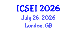 International Conference on Social Entrepreneurship and Innovation (ICSEI) July 26, 2026 - London, United Kingdom International Conference on Social Entrepreneurship and Innovation (ICSEI) July 26, 2026 - London, United Kingdom