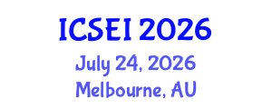 International Conference on Social Entrepreneurship and Innovation (ICSEI) July 24, 2026 - Melbourne, Australia International Conference on Social Entrepreneurship and Innovation (ICSEI) July 24, 2026 - Melbourne, Australia