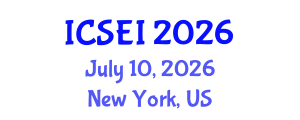 International Conference on Social Entrepreneurship and Innovation (ICSEI) July 10, 2026 - New York, United States International Conference on Social Entrepreneurship and Innovation (ICSEI) July 10, 2026 - New York, United States