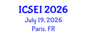 International Conference on Social Entrepreneurship and Innovation (ICSEI) July 19, 2026 - Paris, France International Conference on Social Entrepreneurship and Innovation (ICSEI) July 19, 2026 - Paris, France