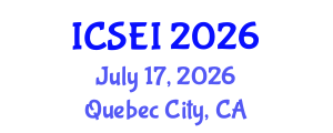 International Conference on Social Entrepreneurship and Innovation (ICSEI) July 17, 2026 - Quebec City, Canada International Conference on Social Entrepreneurship and Innovation (ICSEI) July 17, 2026 - Quebec City, Canada
