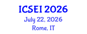 International Conference on Social Entrepreneurship and Innovation (ICSEI) July 22, 2026 - Rome, Italy International Conference on Social Entrepreneurship and Innovation (ICSEI) July 22, 2026 - Rome, Italy