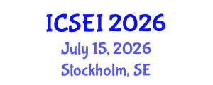 International Conference on Social Entrepreneurship and Innovation (ICSEI) July 15, 2026 - Stockholm, Sweden International Conference on Social Entrepreneurship and Innovation (ICSEI) July 15, 2026 - Stockholm, Sweden