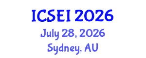 International Conference on Social Entrepreneurship and Innovation (ICSEI) July 28, 2026 - Sydney, Australia International Conference on Social Entrepreneurship and Innovation (ICSEI) July 28, 2026 - Sydney, Australia