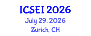 International Conference on Social Entrepreneurship and Innovation (ICSEI) July 29, 2026 - Zurich, Switzerland International Conference on Social Entrepreneurship and Innovation (ICSEI) July 29, 2026 - Zurich, Switzerland