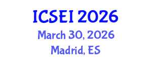 International Conference on Social Entrepreneurship and Innovation (ICSEI) March 30, 2026 - Madrid, Spain International Conference on Social Entrepreneurship and Innovation (ICSEI) March 30, 2026 - Madrid, Spain