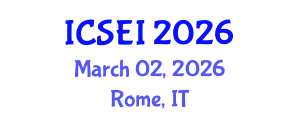 International Conference on Social Entrepreneurship and Innovation (ICSEI) March 02, 2026 - Rome, Italy International Conference on Social Entrepreneurship and Innovation (ICSEI) March 02, 2026 - Rome, Italy