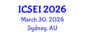 International Conference on Social Entrepreneurship and Innovation (ICSEI) March 30, 2026 - Sydney, Australia International Conference on Social Entrepreneurship and Innovation (ICSEI) March 30, 2026 - Sydney, Australia