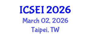 International Conference on Social Entrepreneurship and Innovation (ICSEI) March 02, 2026 - Taipei, Taiwan International Conference on Social Entrepreneurship and Innovation (ICSEI) March 02, 2026 - Taipei, Taiwan