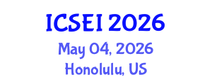 International Conference on Social Entrepreneurship and Innovation (ICSEI) May 04, 2026 - Honolulu, United States International Conference on Social Entrepreneurship and Innovation (ICSEI) May 04, 2026 - Honolulu, United States
