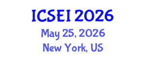 International Conference on Social Entrepreneurship and Innovation (ICSEI) May 25, 2026 - New York, United States International Conference on Social Entrepreneurship and Innovation (ICSEI) May 25, 2026 - New York, United States