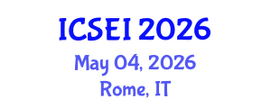 International Conference on Social Entrepreneurship and Innovation (ICSEI) May 04, 2026 - Rome, Italy International Conference on Social Entrepreneurship and Innovation (ICSEI) May 04, 2026 - Rome, Italy