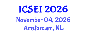 International Conference on Social Entrepreneurship and Innovation (ICSEI) November 04, 2026 - Amsterdam, Netherlands International Conference on Social Entrepreneurship and Innovation (ICSEI) November 04, 2026 - Amsterdam, Netherlands
