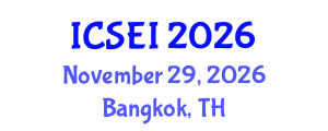 International Conference on Social Entrepreneurship and Innovation (ICSEI) November 29, 2026 - Bangkok, Thailand International Conference on Social Entrepreneurship and Innovation (ICSEI) November 29, 2026 - Bangkok, Thailand