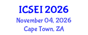 International Conference on Social Entrepreneurship and Innovation (ICSEI) November 04, 2026 - Cape Town, South Africa International Conference on Social Entrepreneurship and Innovation (ICSEI) November 04, 2026 - Cape Town, South Africa