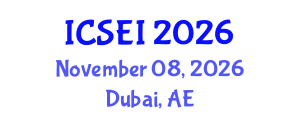 International Conference on Social Entrepreneurship and Innovation (ICSEI) November 08, 2026 - Dubai, United Arab Emirates International Conference on Social Entrepreneurship and Innovation (ICSEI) November 08, 2026 - Dubai, United Arab Emirates
