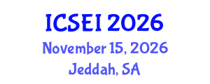 International Conference on Social Entrepreneurship and Innovation (ICSEI) November 15, 2026 - Jeddah, Saudi Arabia International Conference on Social Entrepreneurship and Innovation (ICSEI) November 15, 2026 - Jeddah, Saudi Arabia