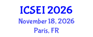 International Conference on Social Entrepreneurship and Innovation (ICSEI) November 18, 2026 - Paris, France International Conference on Social Entrepreneurship and Innovation (ICSEI) November 18, 2026 - Paris, France