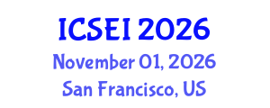 International Conference on Social Entrepreneurship and Innovation (ICSEI) November 01, 2026 - San Francisco, United States International Conference on Social Entrepreneurship and Innovation (ICSEI) November 01, 2026 - San Francisco, United States