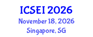 International Conference on Social Entrepreneurship and Innovation (ICSEI) November 18, 2026 - Singapore, Singapore International Conference on Social Entrepreneurship and Innovation (ICSEI) November 18, 2026 - Singapore, Singapore