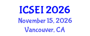 International Conference on Social Entrepreneurship and Innovation (ICSEI) November 15, 2026 - Vancouver, Canada International Conference on Social Entrepreneurship and Innovation (ICSEI) November 15, 2026 - Vancouver, Canada