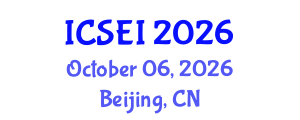 International Conference on Social Entrepreneurship and Innovation (ICSEI) October 06, 2026 - Beijing, China International Conference on Social Entrepreneurship and Innovation (ICSEI) October 06, 2026 - Beijing, China