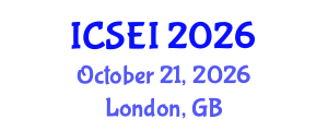 International Conference on Social Entrepreneurship and Innovation (ICSEI) October 21, 2026 - London, United Kingdom International Conference on Social Entrepreneurship and Innovation (ICSEI) October 21, 2026 - London, United Kingdom