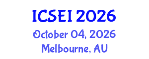 International Conference on Social Entrepreneurship and Innovation (ICSEI) October 04, 2026 - Melbourne, Australia International Conference on Social Entrepreneurship and Innovation (ICSEI) October 04, 2026 - Melbourne, Australia