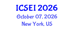 International Conference on Social Entrepreneurship and Innovation (ICSEI) October 07, 2026 - New York, United States International Conference on Social Entrepreneurship and Innovation (ICSEI) October 07, 2026 - New York, United States