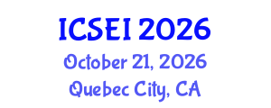 International Conference on Social Entrepreneurship and Innovation (ICSEI) October 21, 2026 - Quebec City, Canada International Conference on Social Entrepreneurship and Innovation (ICSEI) October 21, 2026 - Quebec City, Canada